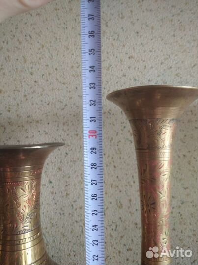 Вазочка индия латунь