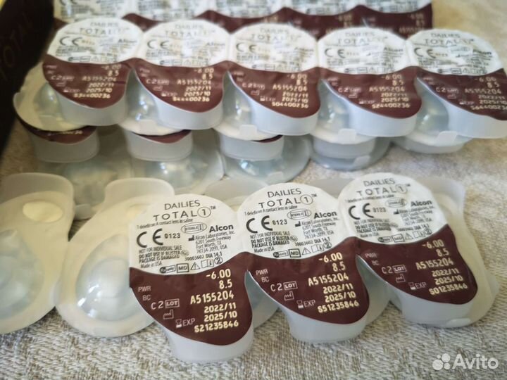 Линзы контактные DailiesTotal1 (8.5/ - 6.00) 58 шт