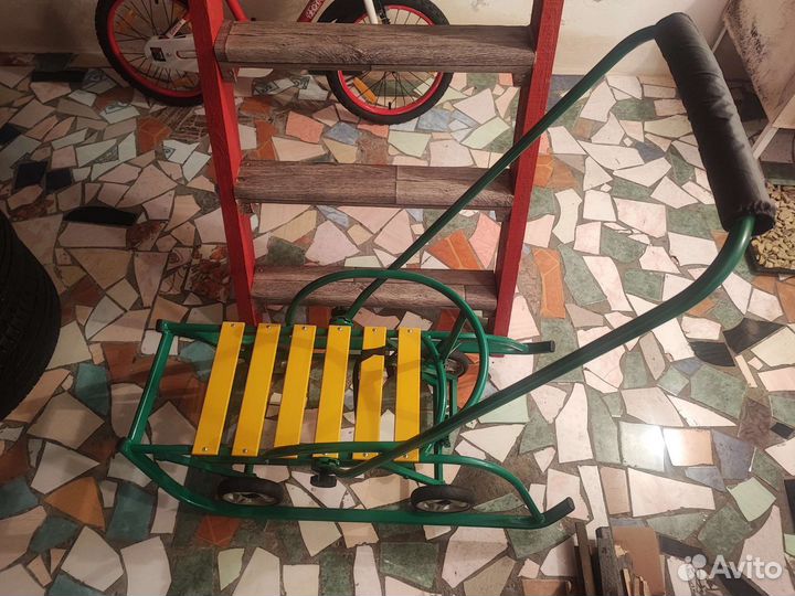 Санки с колесами ника