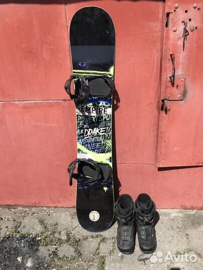 Сноуборд, крепление, ботинки