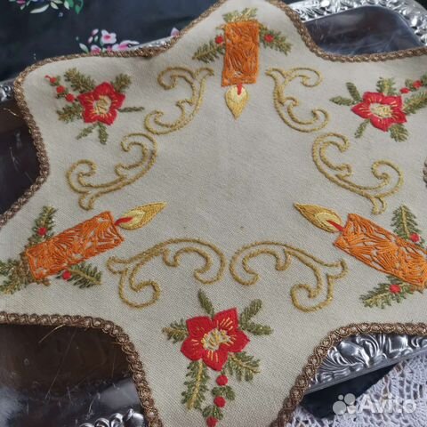 Салфетка винтажная шерсть