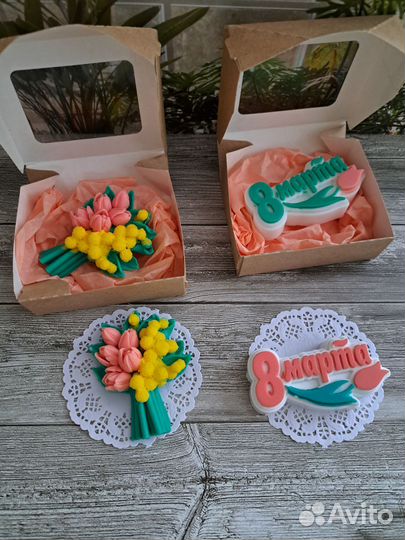 Мыло ручной работы 8 Марта