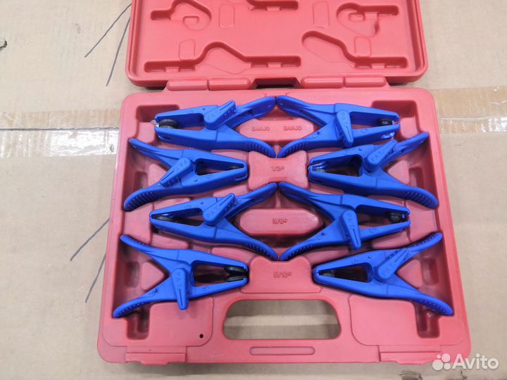 Набор зажимов для металлических патрубков