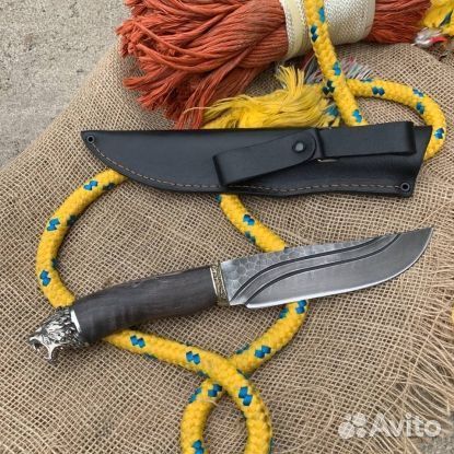Нож якутский складной охотничий финка