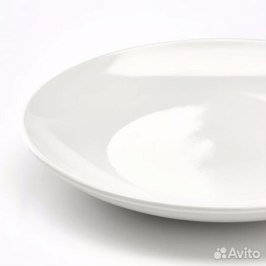 Тарелка IKEA Godmiddag белая 20см -4шт