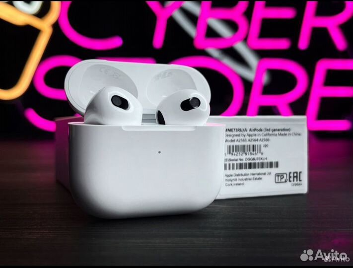 Беспроводные наушники apple airpods 3