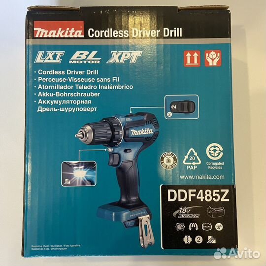 Дрель-шуруповерт Makita DDF485Z