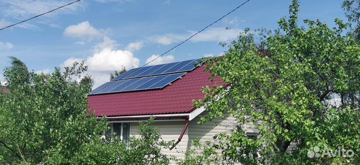 Солнечная электростанция для дома и дачи