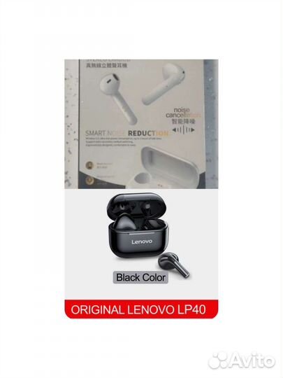 Наушники Lenovo LP40, Remax TWS-18 Bluetooth 5,0