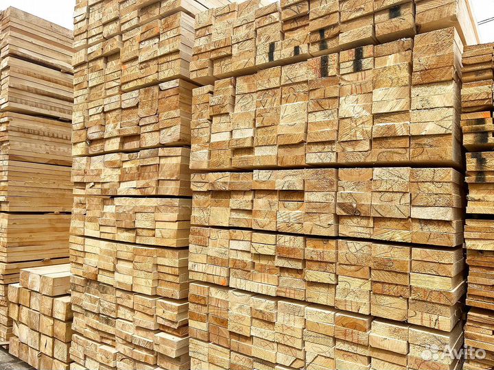 Брус обрезной 100х100х6000мм от производителя