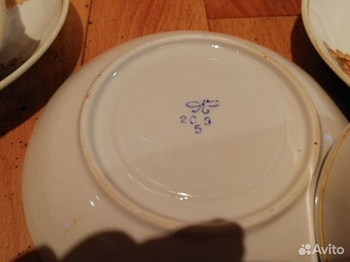 Чайный сервиз фарфор СССР полонное