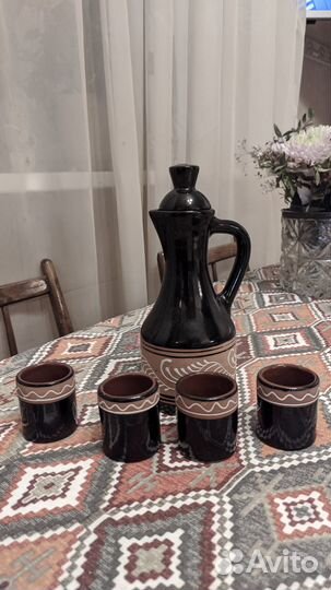 Коньячный набор керамический СССР 1978