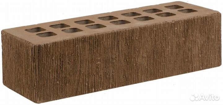 Кирпич облицовочный коричневый