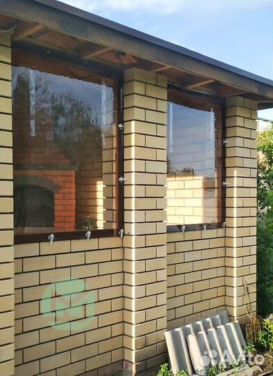 Мягкие окна на беседку