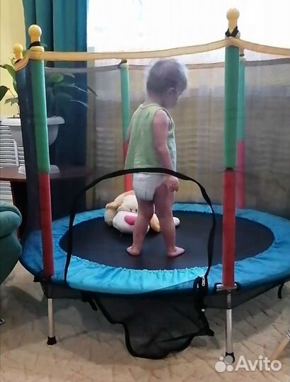 Батут с сеткой