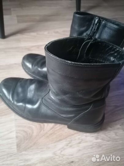 Сапоги кожанные