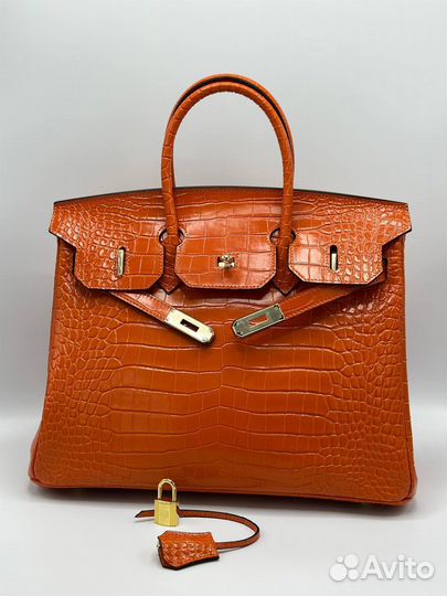 Сумка hermes birkin 35 натуральная кожа