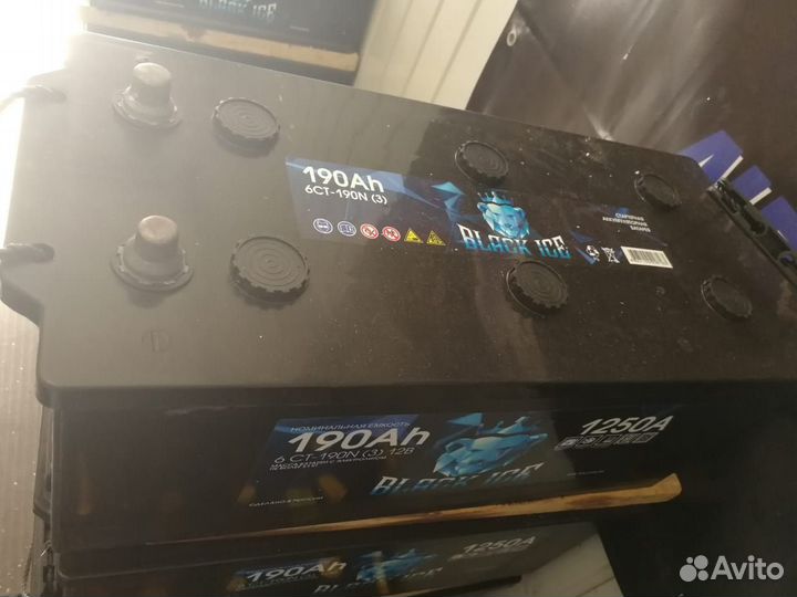 Аккумулятор BlackIce 6ст-190N(3) 190Ач 1250А