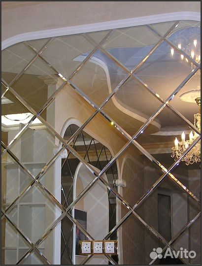 Обработка кромки зеркал