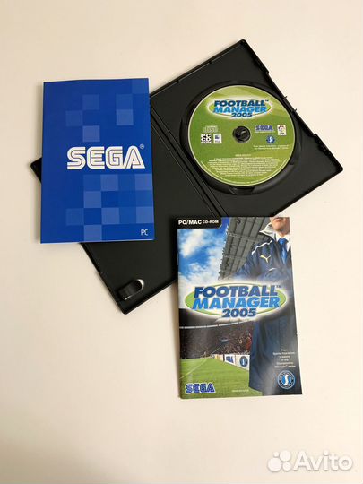 Football Manager 2005 зарубежная лицензия DVD-box