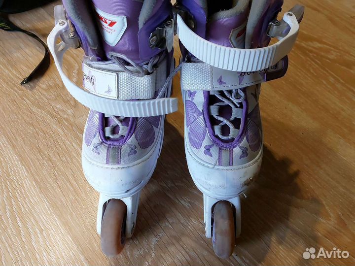 Роликовые коньки детские раздвижные