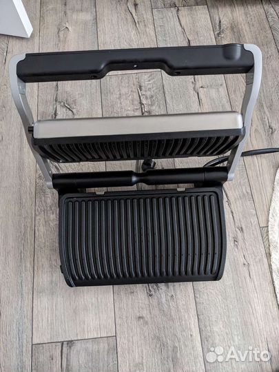 Гриль Tefal Optigrill+ XL GC722D34 стальной