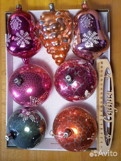 Елочные игрушки СССР