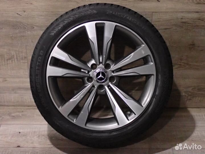 Комплект R19 оригинальных колес Mercedes W222 зима