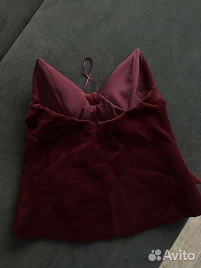 Топ с бантом zara новый