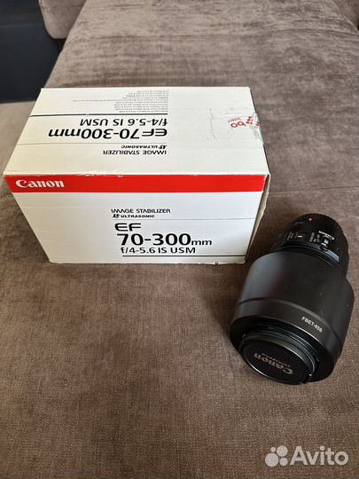 Объектив Canon EF 70-300mm f/4-5.6 IS USM, черный
