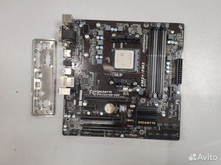 Материнская плата s FM2+ +процессор AMD A10-6800K