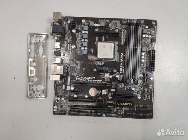 Материнская плата s FM2+ +процессор AMD A10-6800K