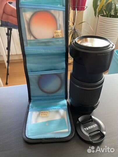 На фотоаппарат объектив Tamron 18-200 mm