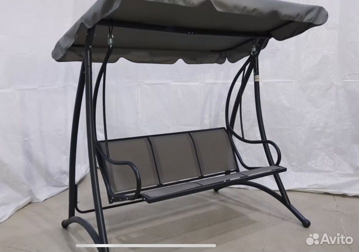 Качели садовые 3х местная 194/119/170