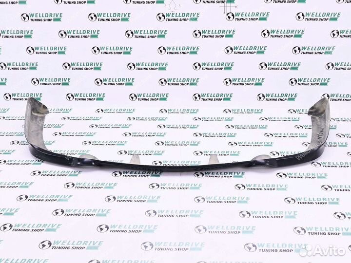 Накладка на задний бампер Mazda 6 GG под 2 трубы