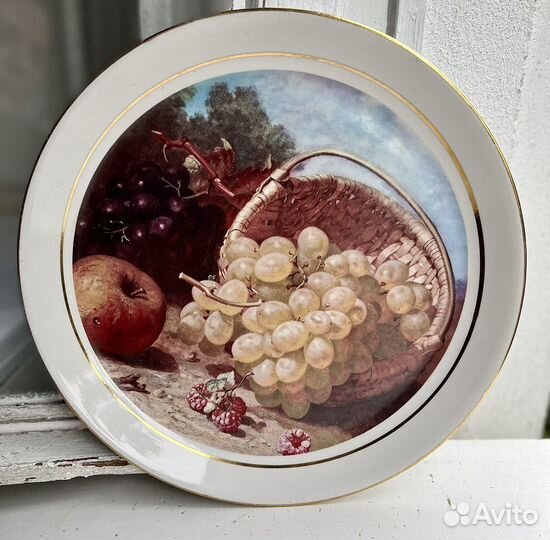 Блюдо фарфор пано СССР 32 см