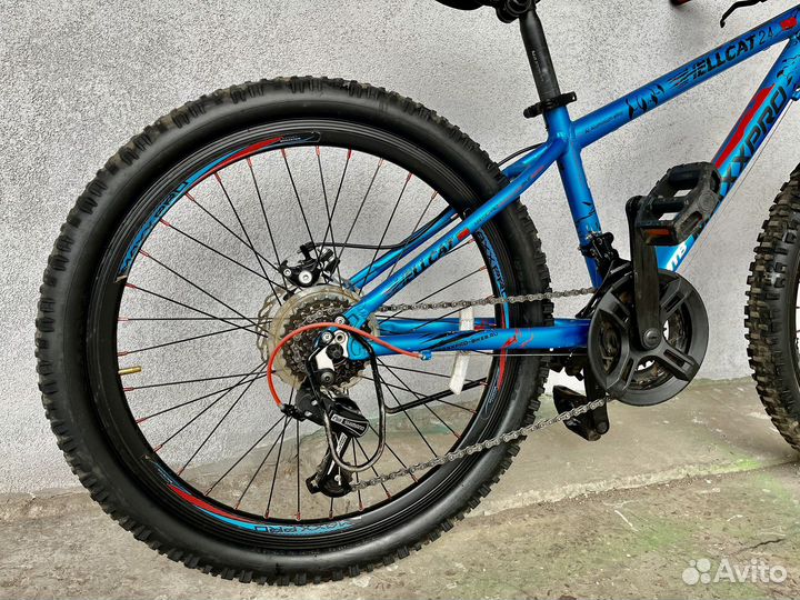 Горный алюминиевый велосипед 24. Дисковые тормоза