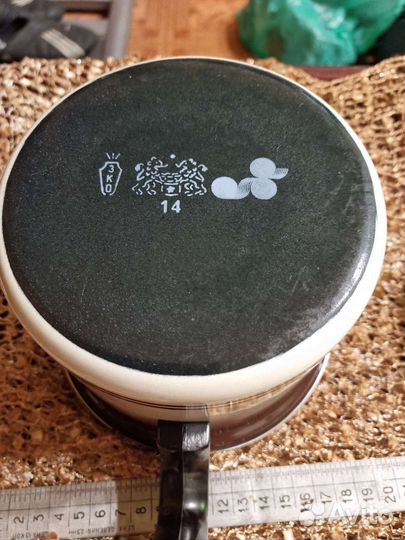 Кастрюля эмалированная