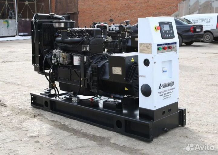 Дизельная электростанция 30 кВт открытая на раме