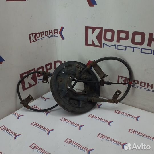 Щит тормозной барабанный задний левый KIA RIO-2