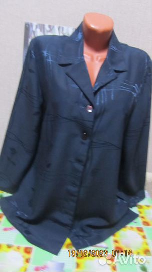 Легкий шелковый пиджак - кофта