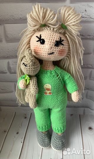 Куклы и игрушки ручной работы игрушка вязаная