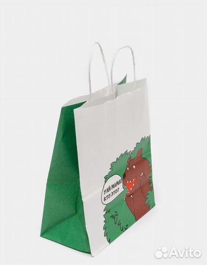 Подарочный пакет Уай мама, крафт