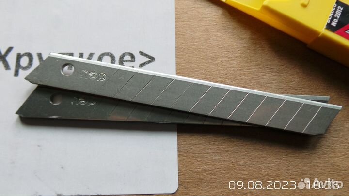 Лезвия для канцелярских ножей deli на фото размеры