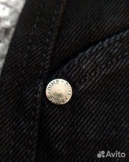 Джинсы dime прямые черные