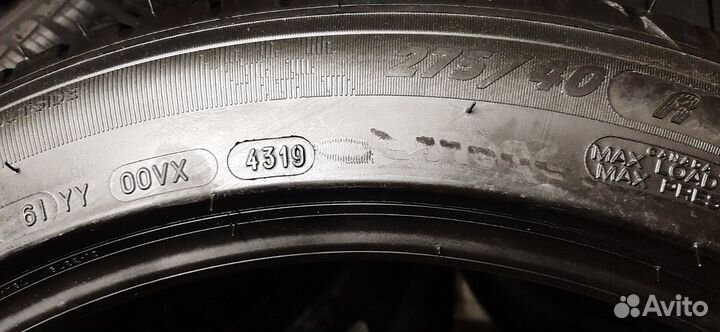 Michelin Pilot Sport 3 245/45 R19 и 275/40 R19 101Y