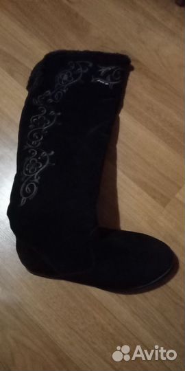 Сапоги ботфорты