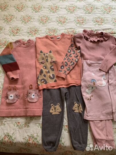 Вещи пакетом на девочку размер 104-110