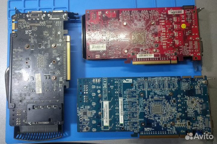 Видеокарты:gtx460,hd4890,hd6870,550ti (нерабочие)