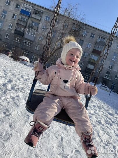 Зимний комбинезон детский 74-80р